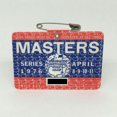 1976 Masters Badge :: Raymond Floyd