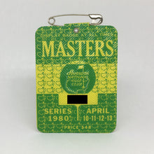 1980 Masters Badge :: Seve Ballesteros