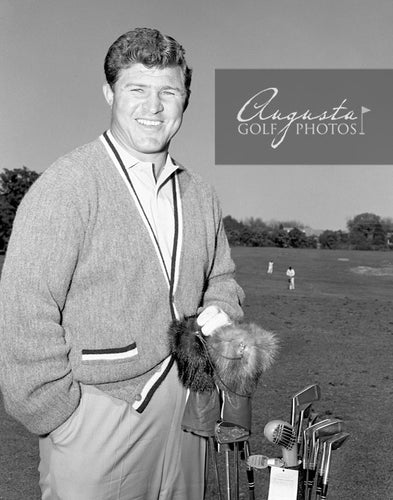 Mike Souchek holding Clubs