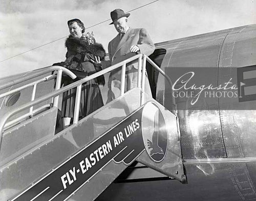 Dwight Eisenhower Stepping off Air Force One