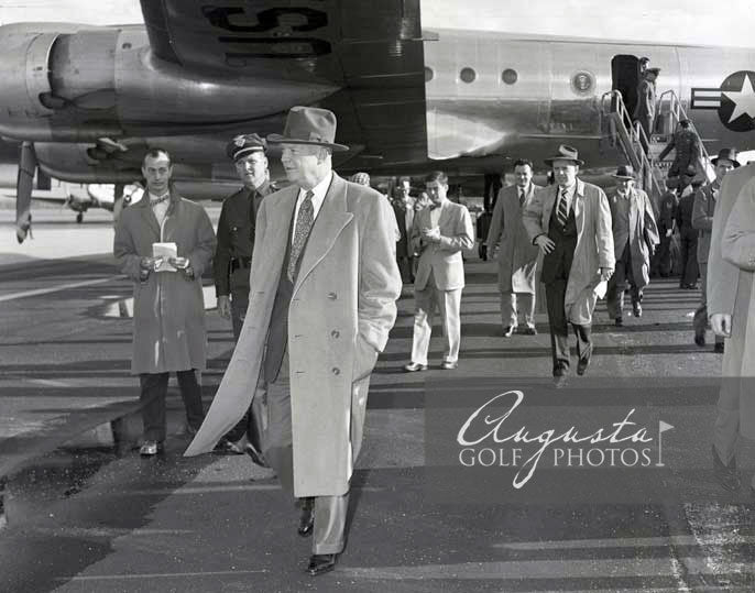 Dwight Eisenhower at Daniel Field Airport – Augusta Golf Photos